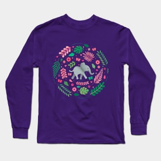 Cute baby elephant Long Sleeve T-Shirt